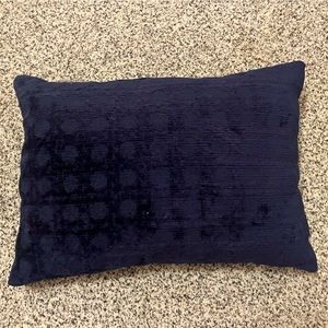 Navy blue Accent Throw Pillow